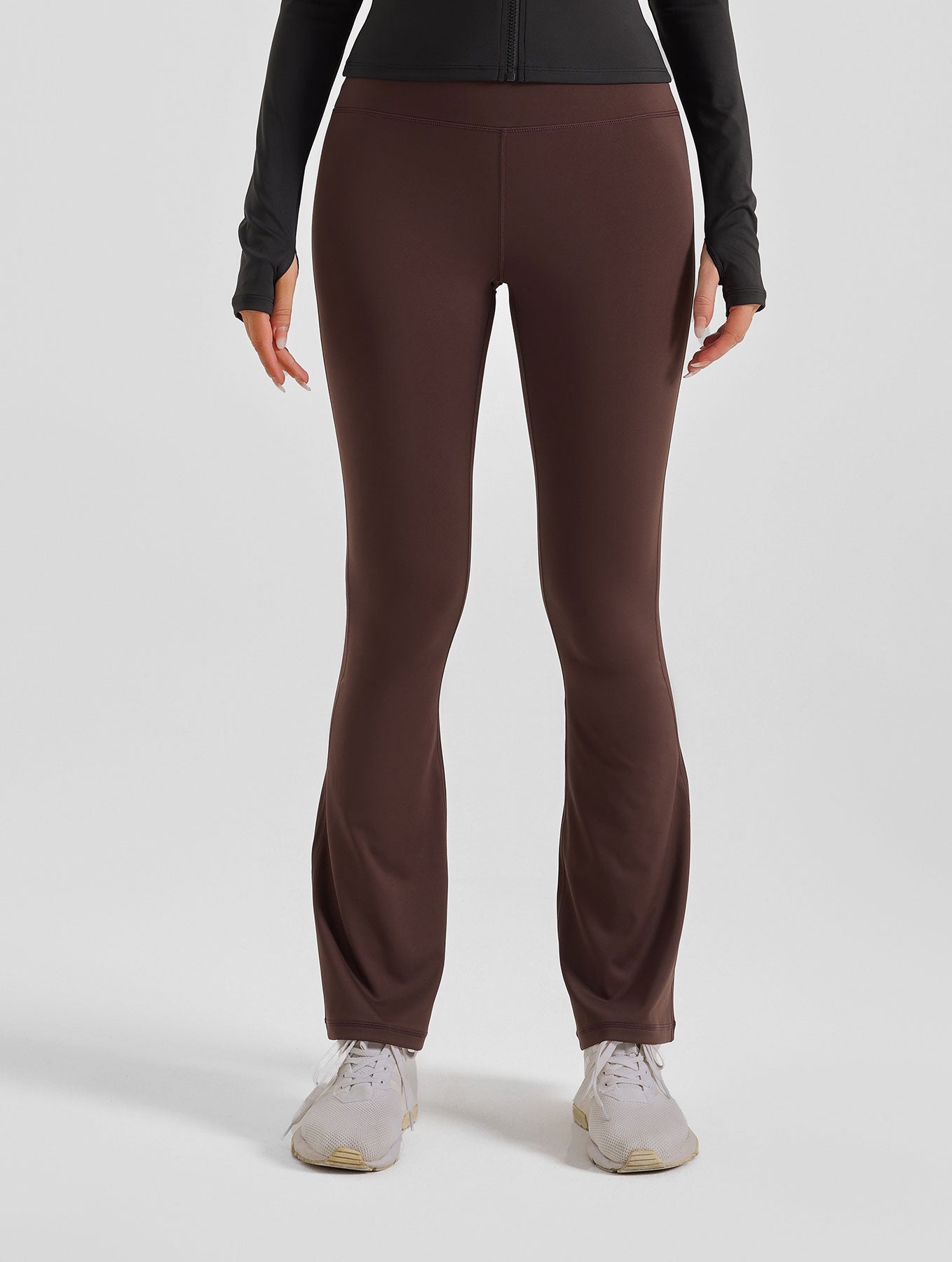 High-Waist Flared Yoga Pants - Naked Feel, Quick-Dry & Slimming | Women's Activewear