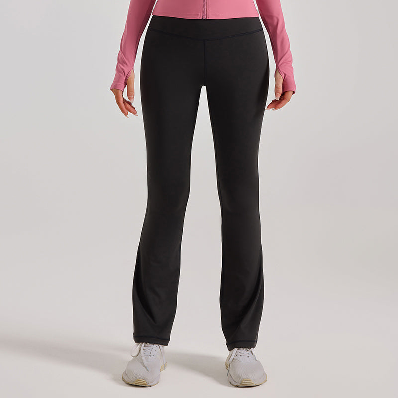 High-Waist Flared Yoga Pants - Naked Feel, Quick-Dry & Slimming | Women's Activewear
